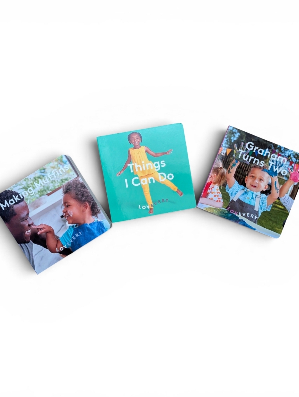 LOVEVERY Board Book Bundle Set of 3 | Montessori Learning Toddler Preschool